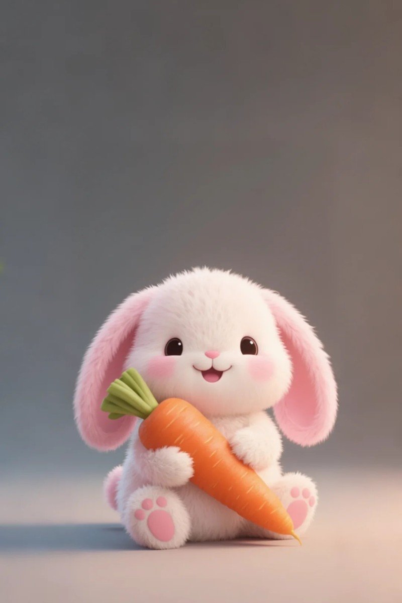 hình nền con thỏ cute 3