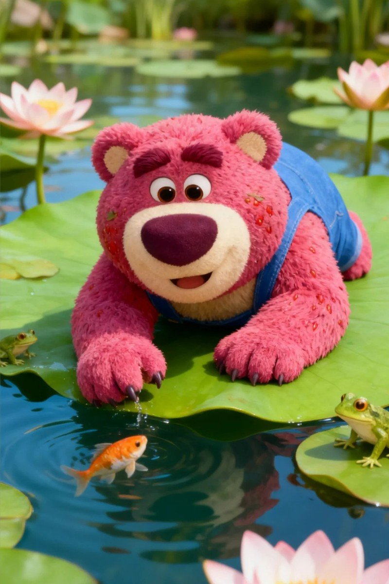 hình nền điện thoại gấu dâu 15