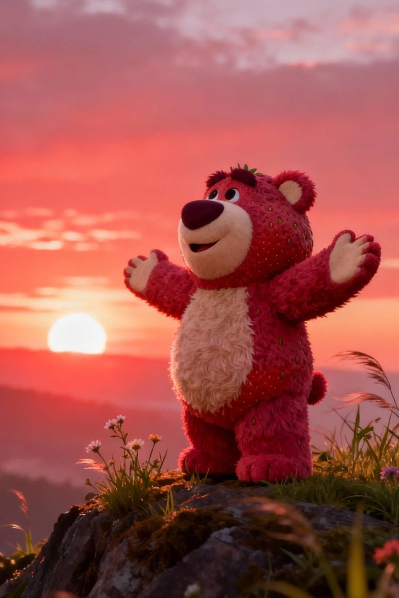 hình nền điện thoại gấu dâu 18