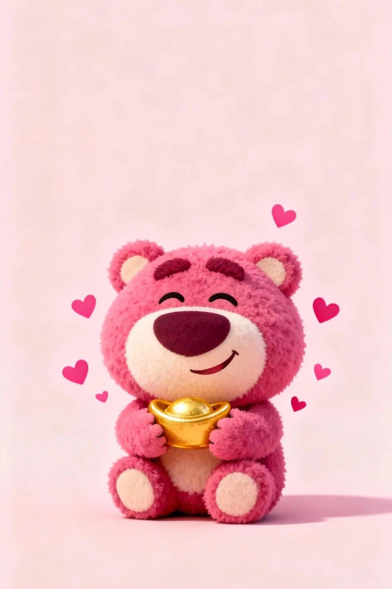 hình nền điện thoại gấu dâu 22