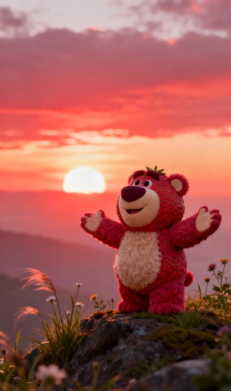 hình nền gấu dâu 24