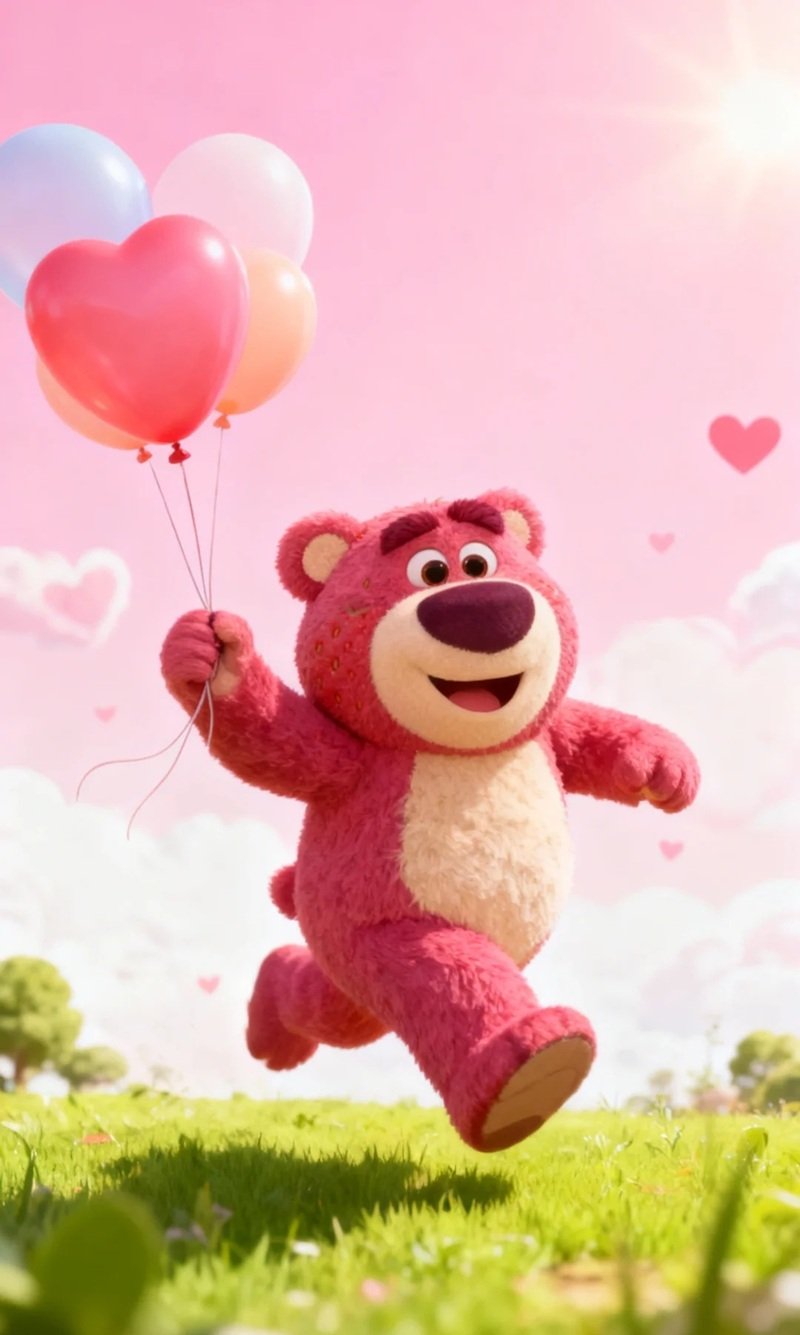 hình nền gấu dâu 33