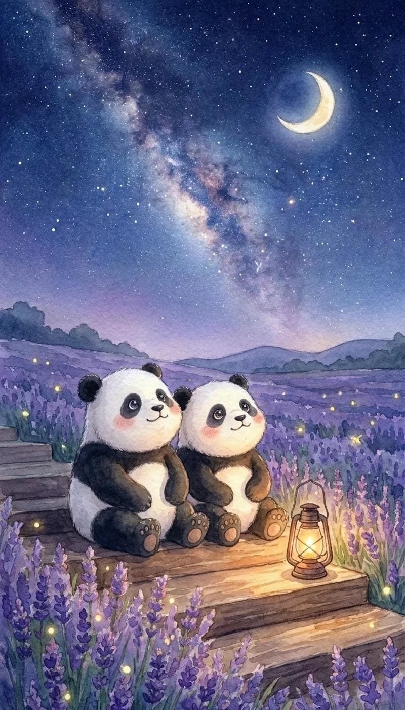 Ảnh động vật đáng yêu với chú gấu trúc nhỏ