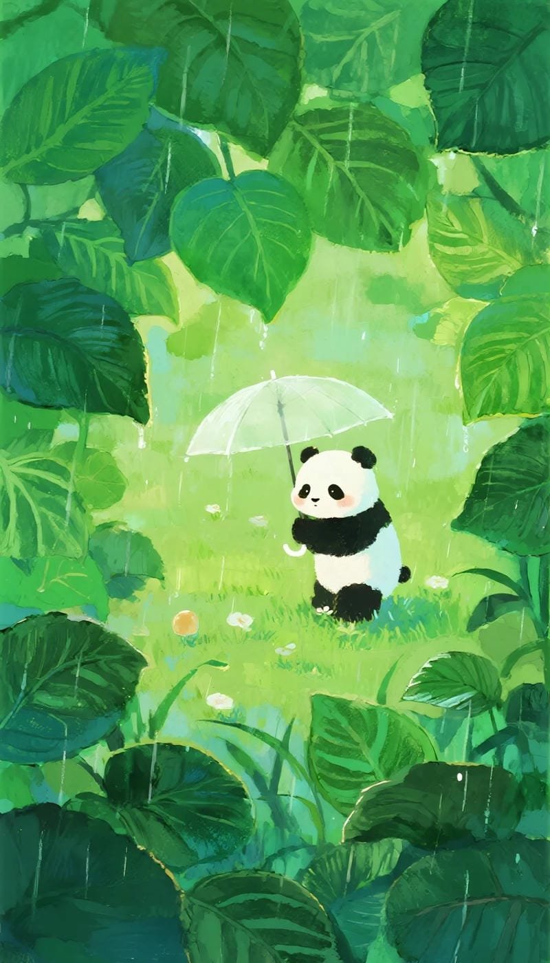 Chú gấu trúc ngộ nghĩnh với tạo hình đáng yêu