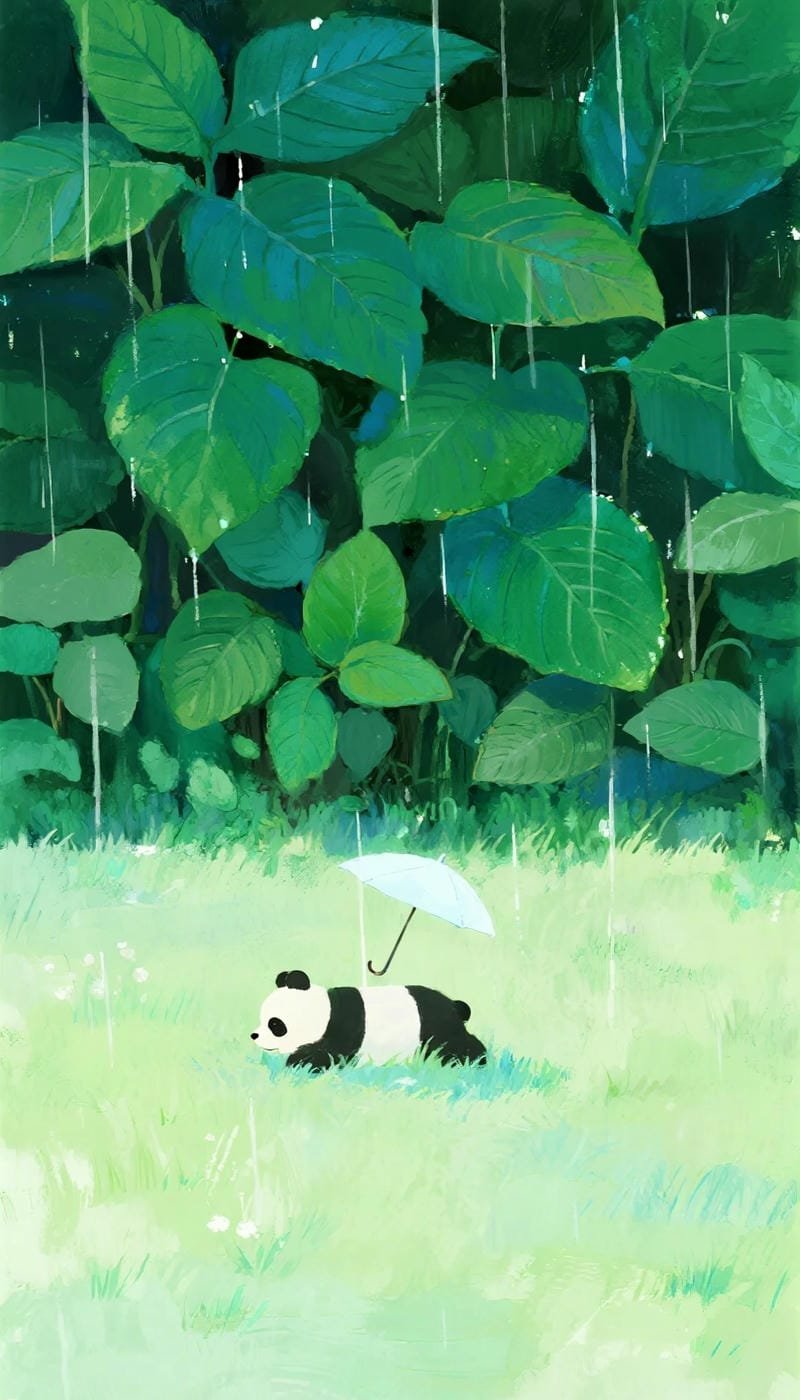 Hình nền động vật cute phong cách hoạt hình