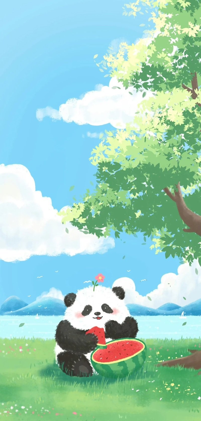 hình nền gấu trúc cute 10