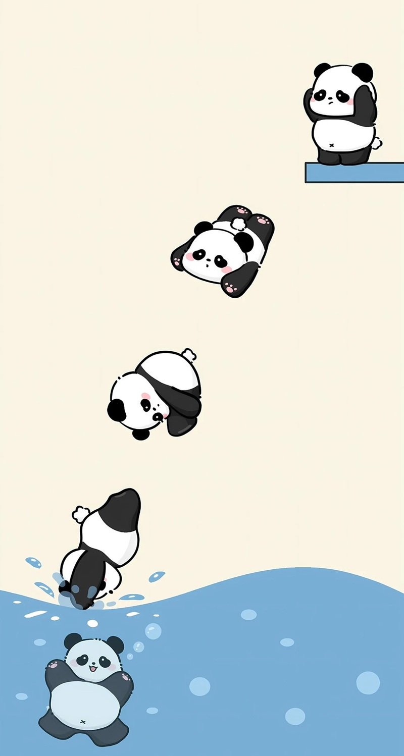 hình nền gấu trúc cute 11