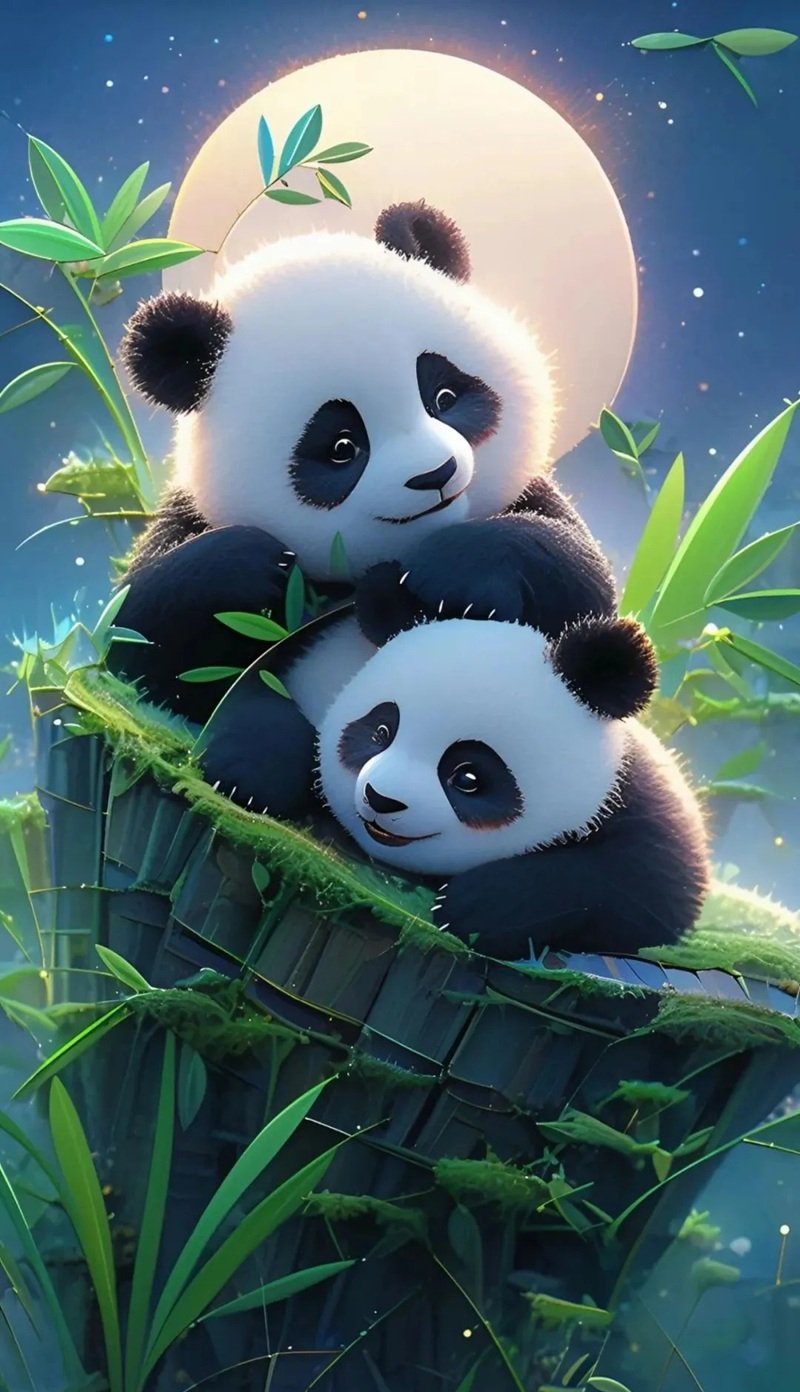 hình nền gấu trúc cute 28