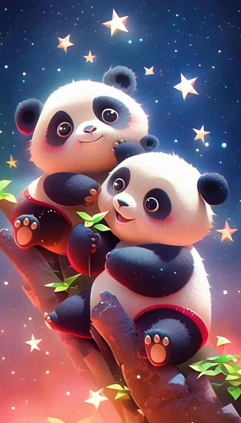 hình nền gấu trúc cute 30