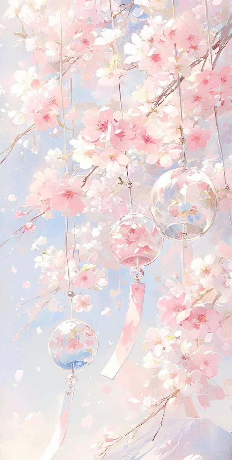 hình nền hoa anh đào rơi 24