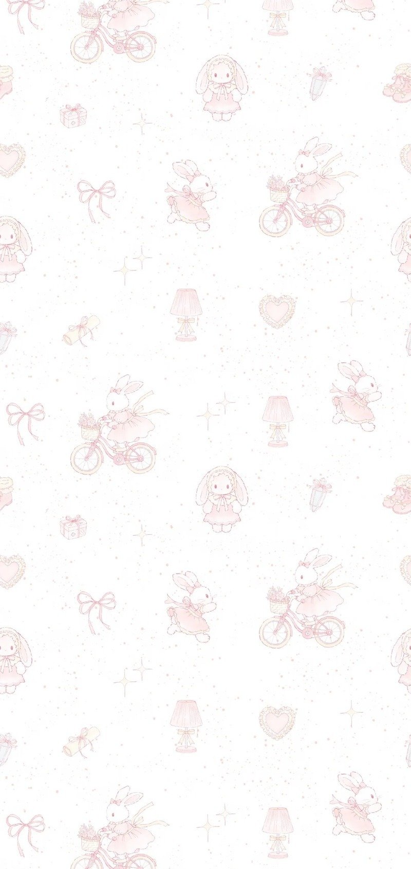 Ảnh thỏ hồng kawaii với tạo hình xinh xắn