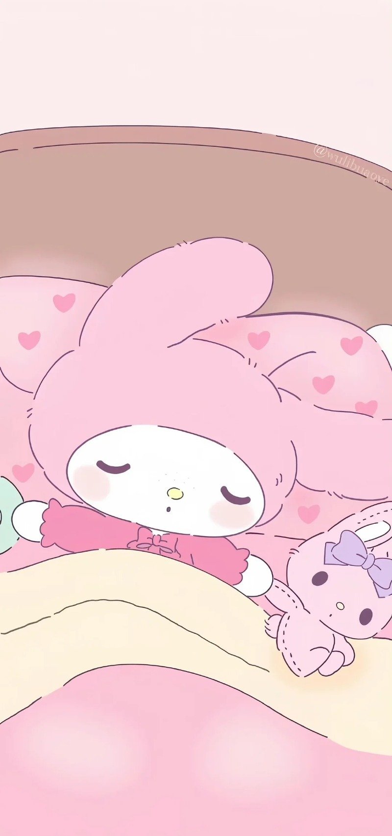 Thỏ hồng cute với đôi tai dài đáng yêu