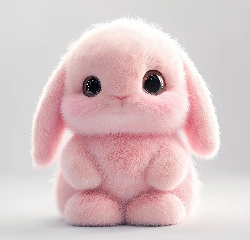 hình nền thỏ hồng cute 15