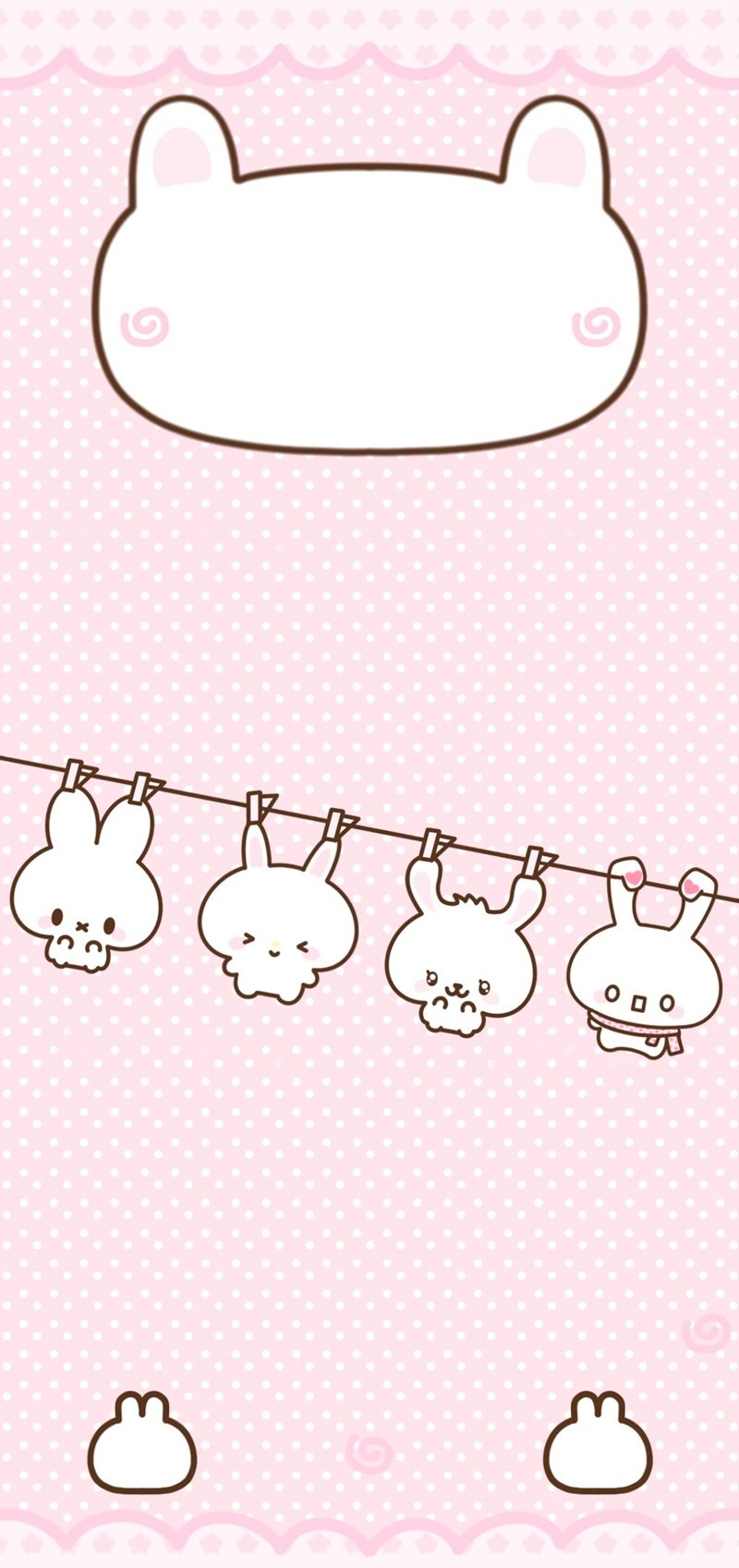 hình nền thỏ hồng cute 18