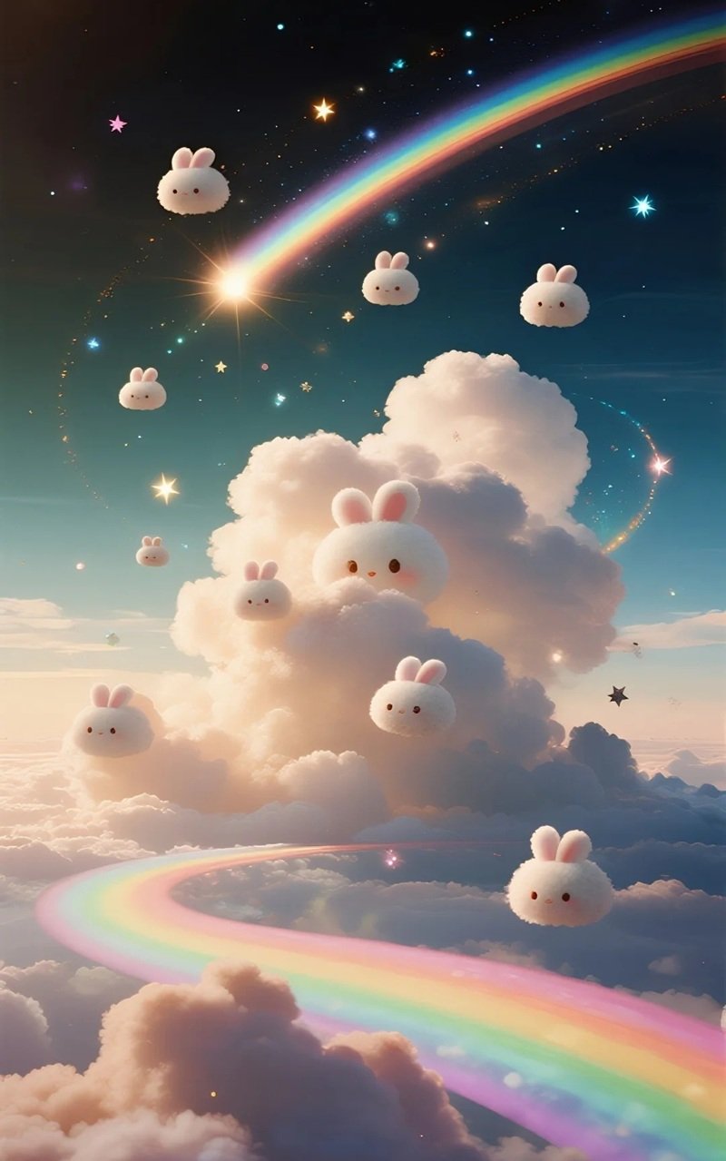 hình nền thỏ hồng cute 21