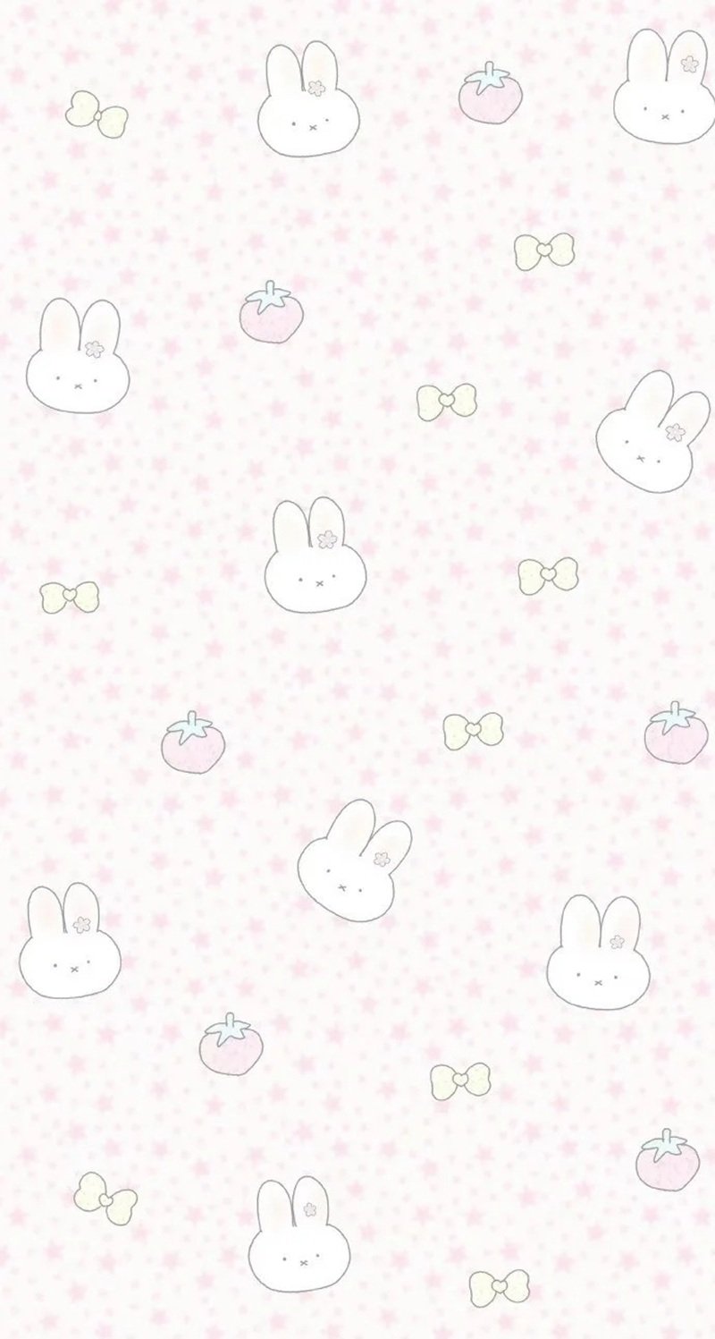 hình nền thỏ hồng cute 32