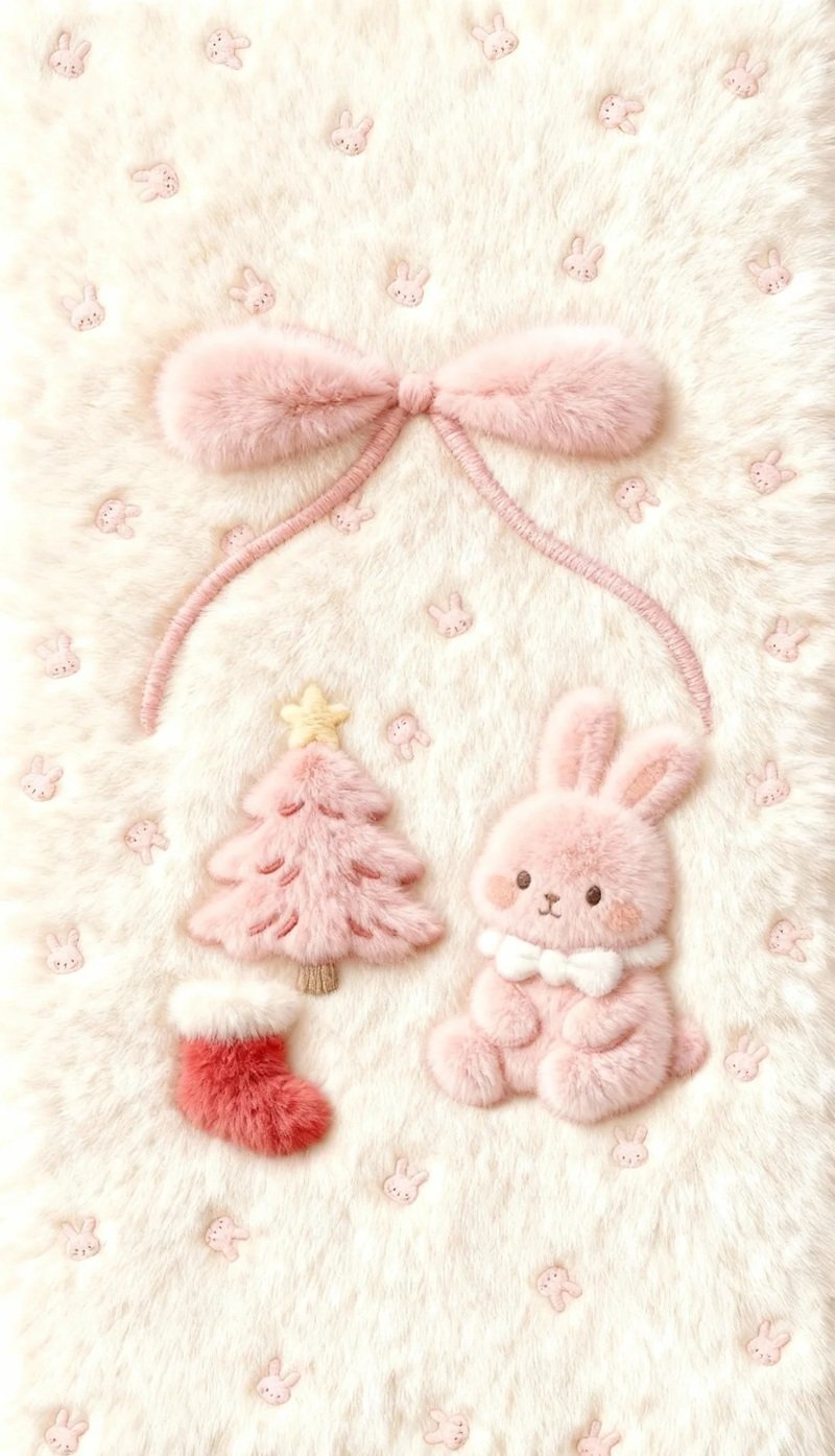 hình nền thỏ hồng cute 4