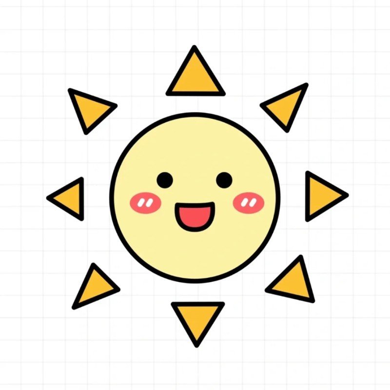 hình ông mặt trời 10