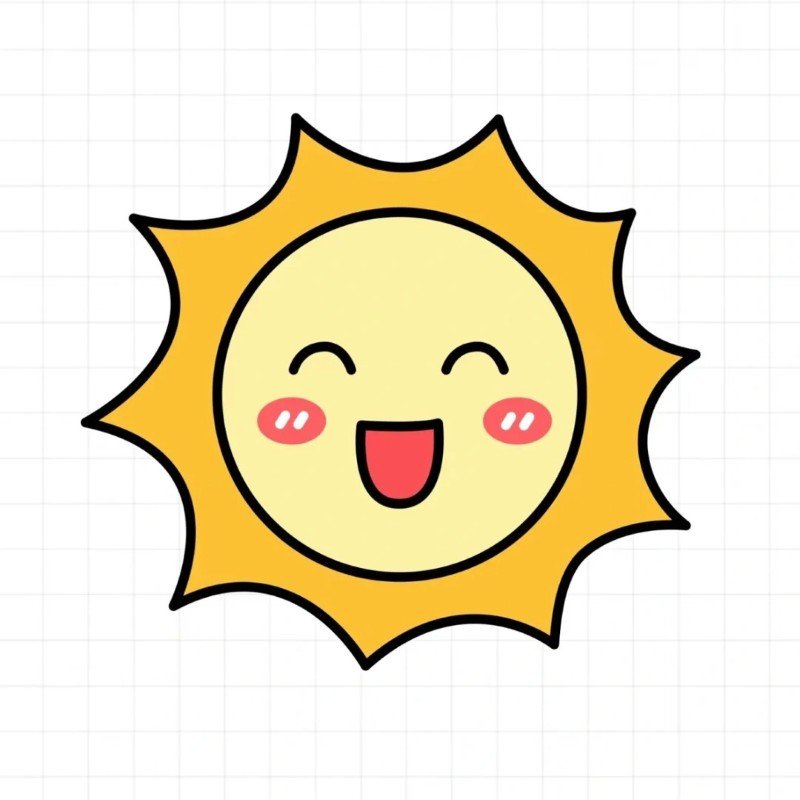 hình ông mặt trời 8