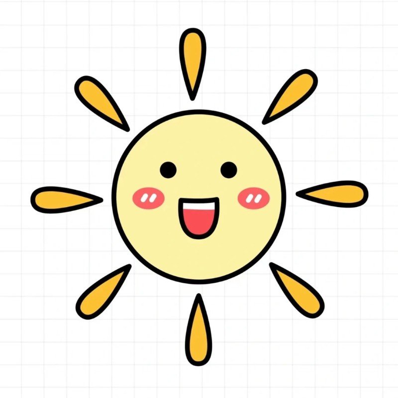 hình ông mặt trời 9