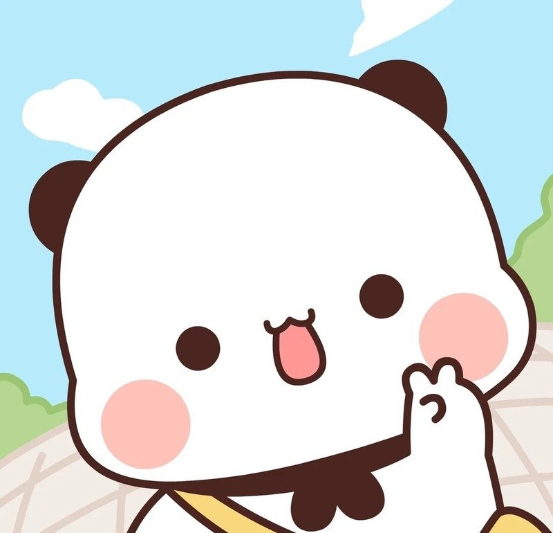 Icon gấu ngộ nghĩnh với biểu cảm hài hước