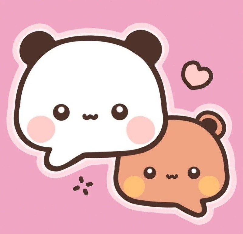 Hình nền gấu icon phong cách dễ thương