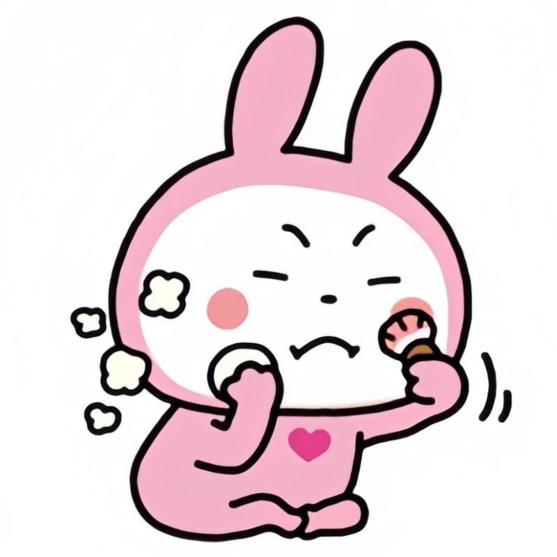 meme thỏ hồng 24