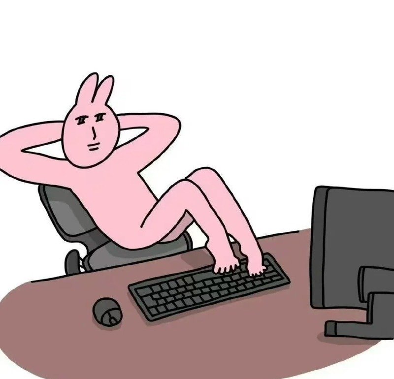 Meme thỏ hồng làm ảnh đại diện cực kỳ dễ thương