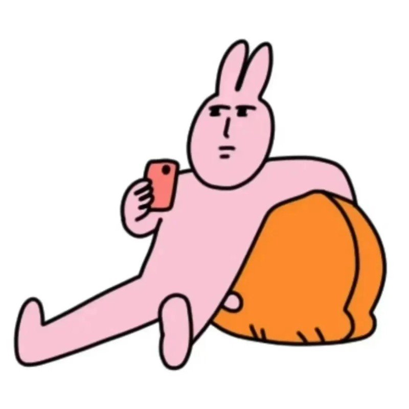 meme thỏ hồng 4