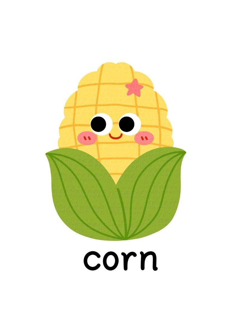 rau củ quả chibi 1