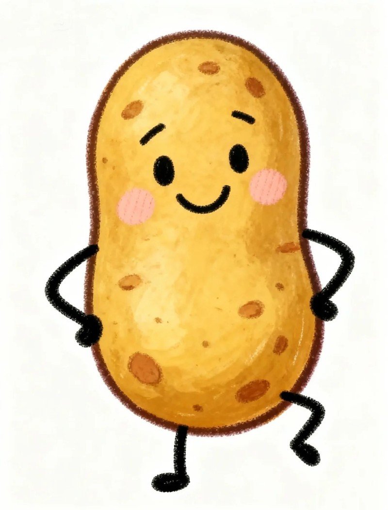 rau củ quả chibi 10