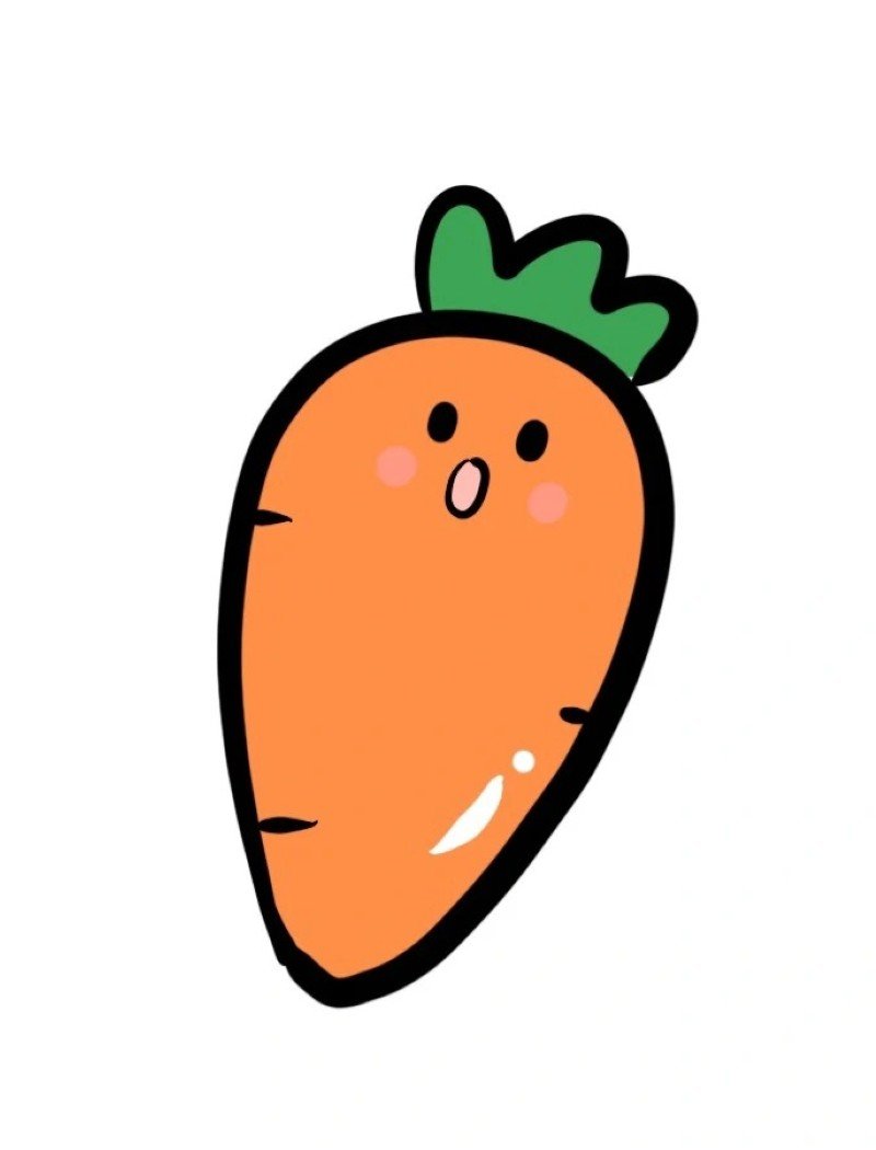 rau củ quả chibi 11