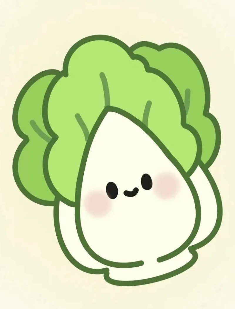 rau củ quả chibi 16