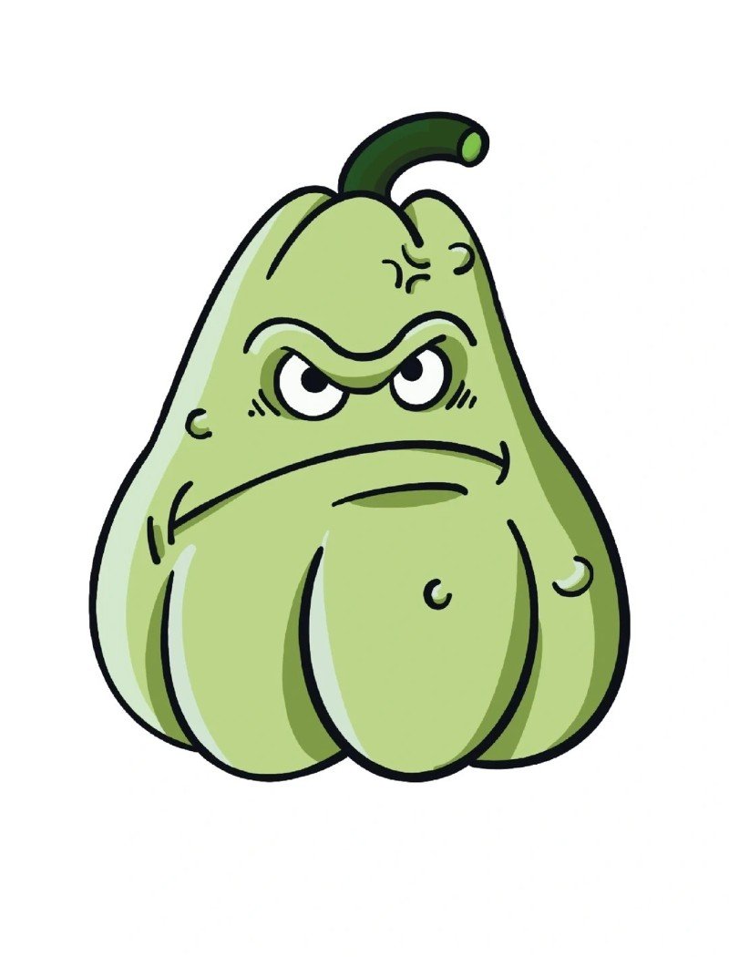 rau củ quả chibi 17