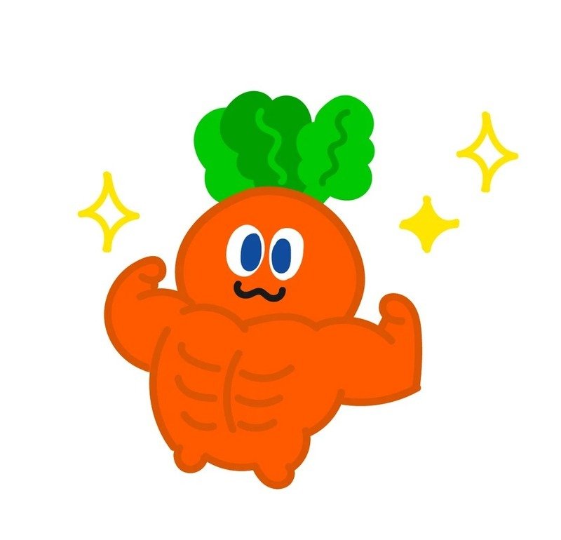 Rau củ quả chibi làm avatar dễ thương