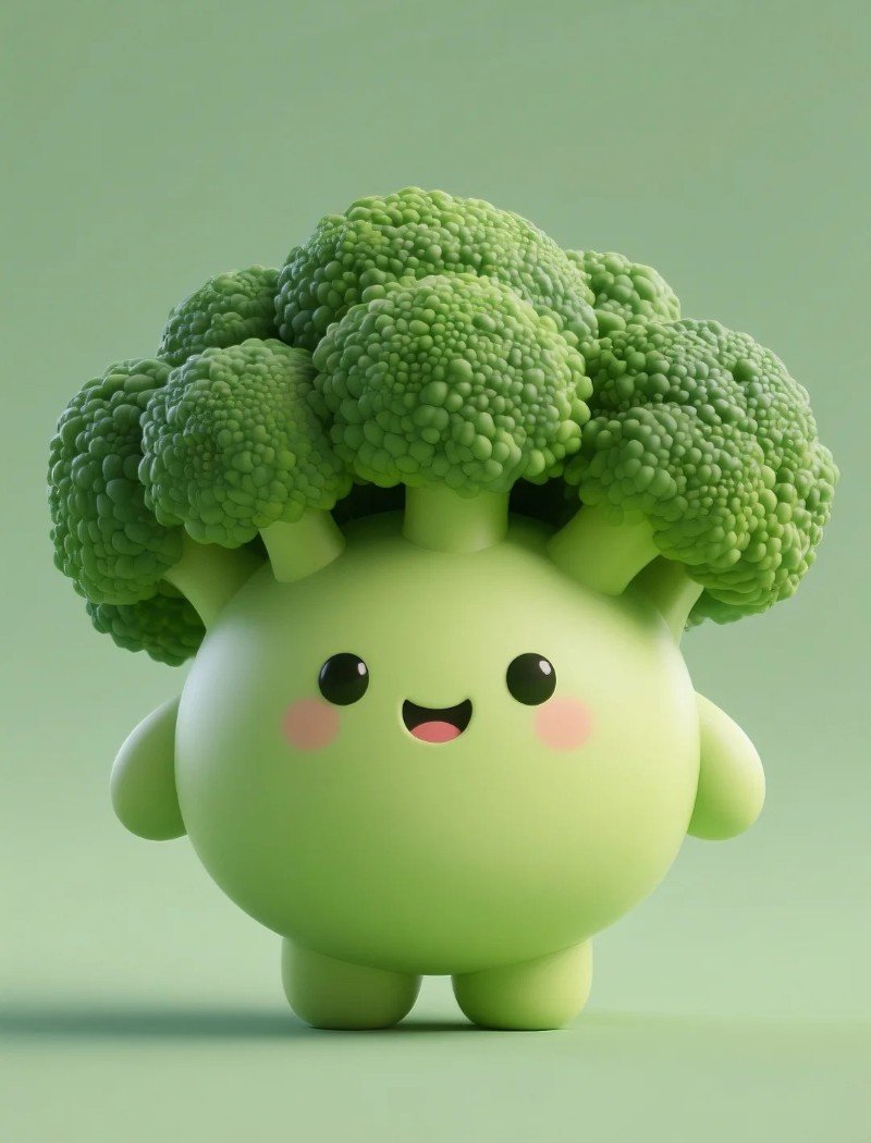 rau củ quả chibi 24