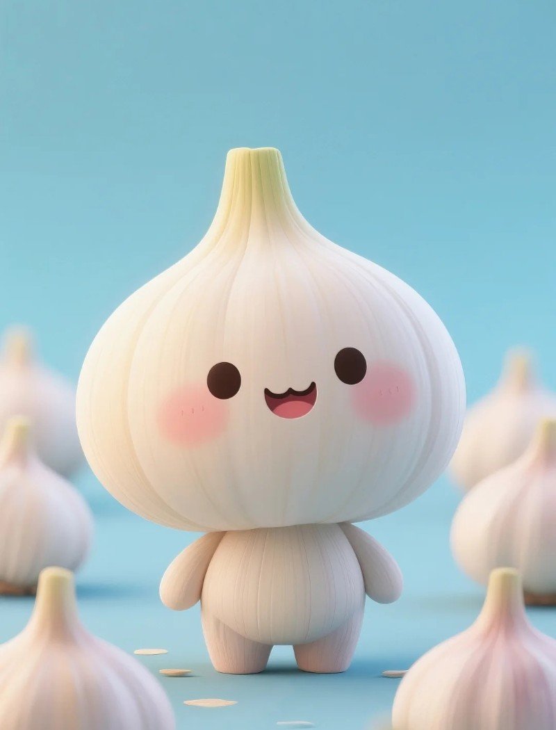 rau củ quả chibi 26