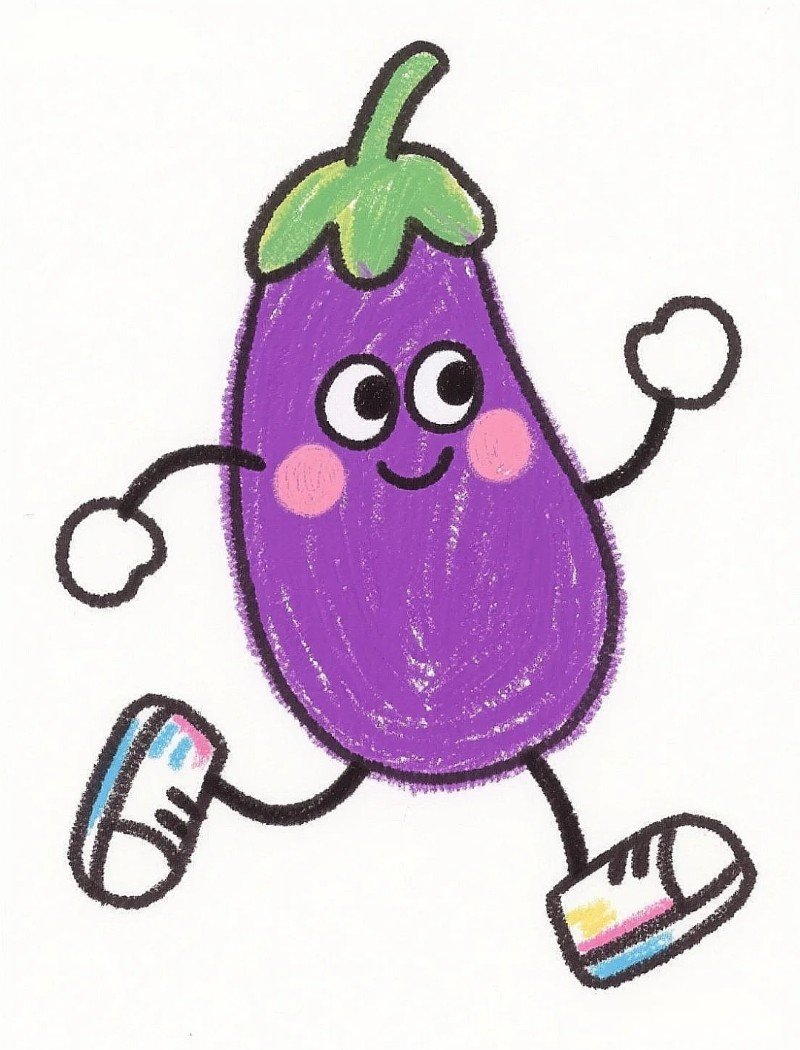 rau củ quả chibi 6