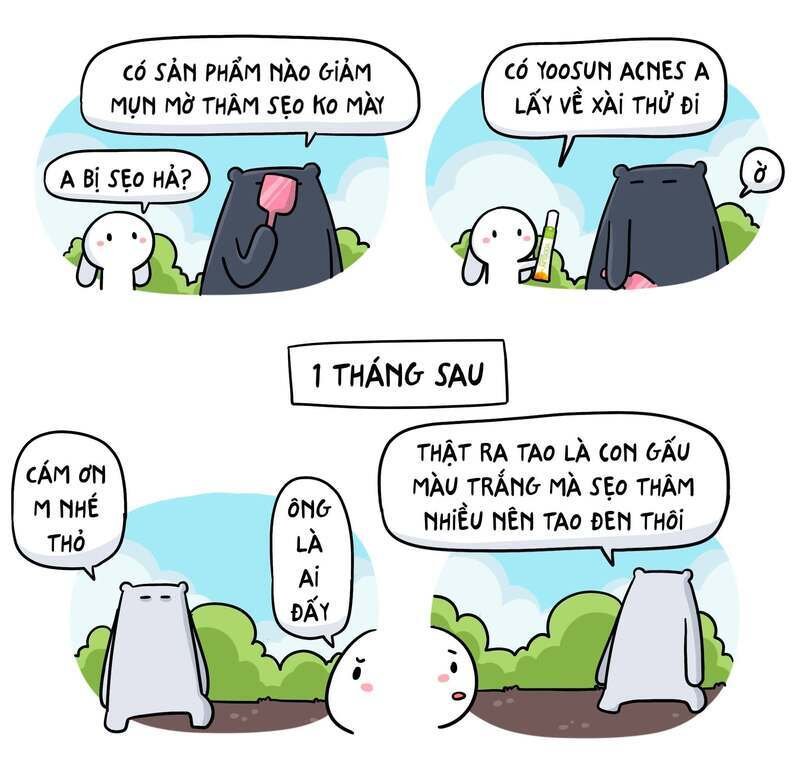 Ảnh thỏ bảy màu đáng yêu và hài hước