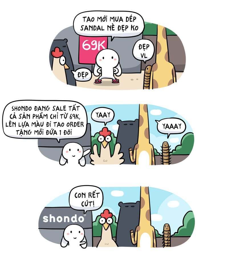 Thỏ bảy màu meme với biểu cảm bất ngờ