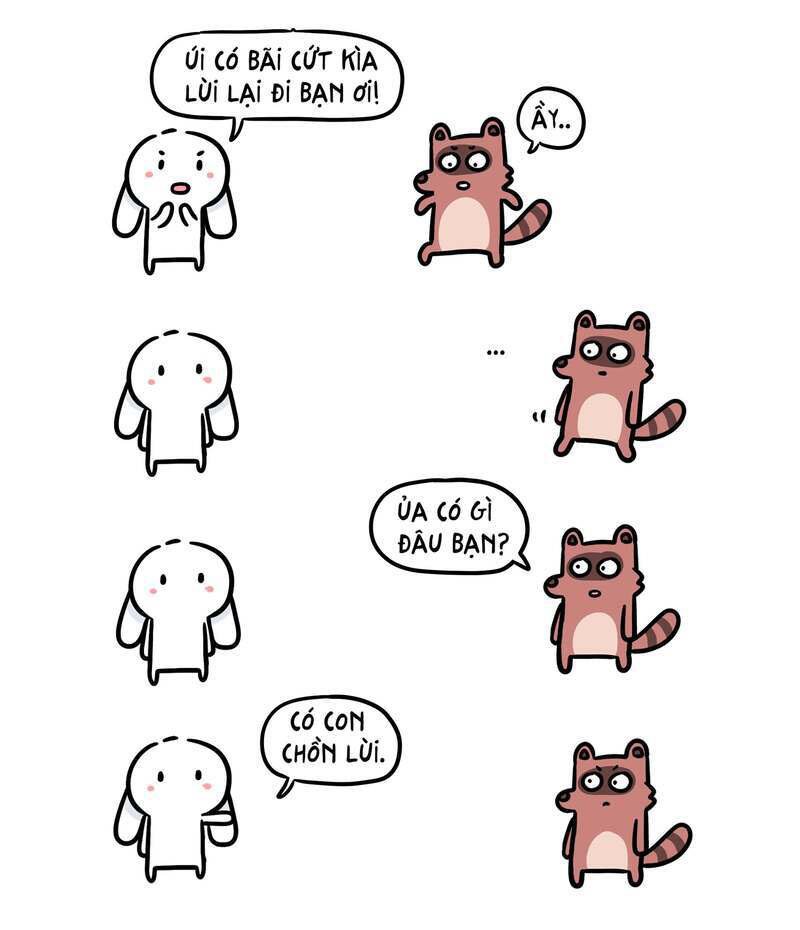 Thỏ bảy màu meme với nhiều biểu cảm hài hước