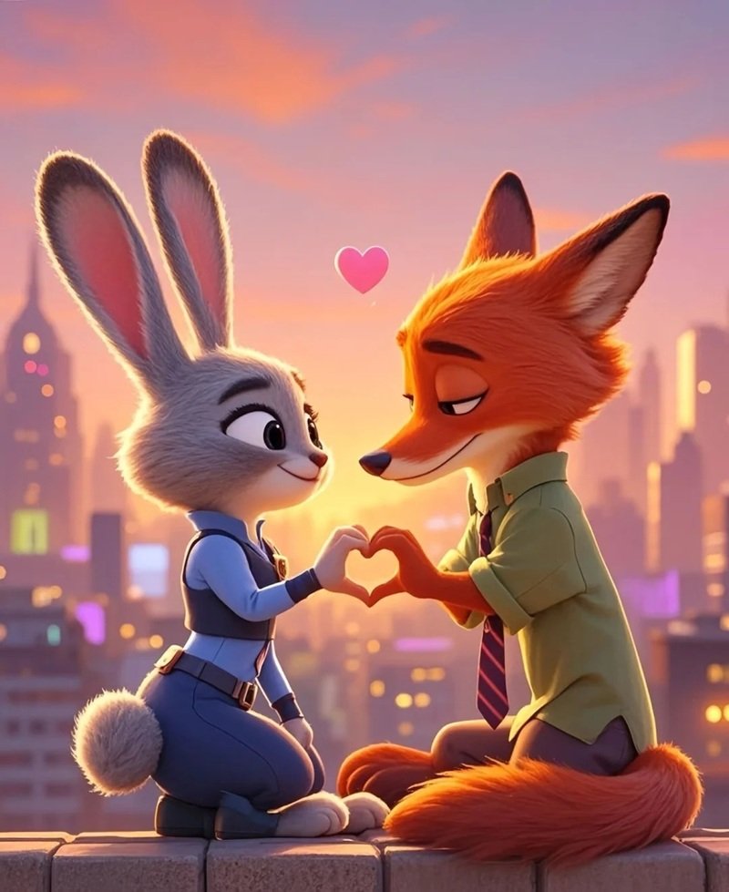 thỏ judy và cáo nick 1