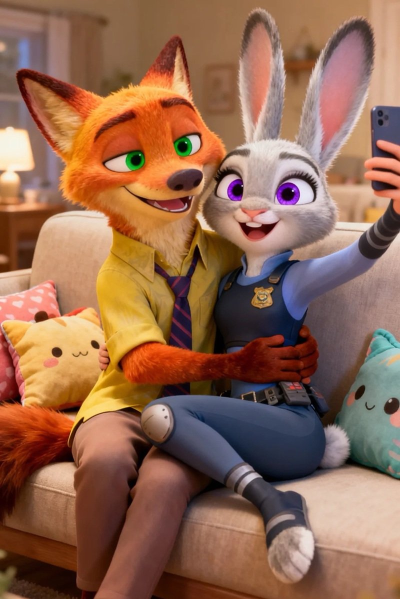 thỏ judy và cáo nick 12