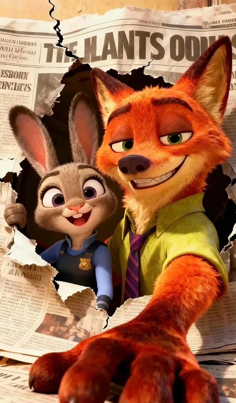 thỏ judy và cáo nick 15