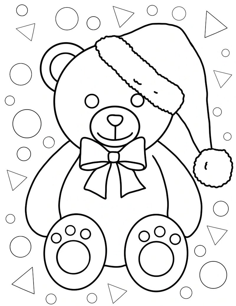 tô màu con gấu 16