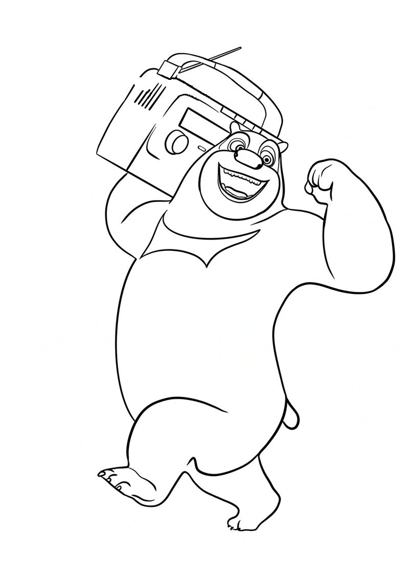 tô màu con gấu 22