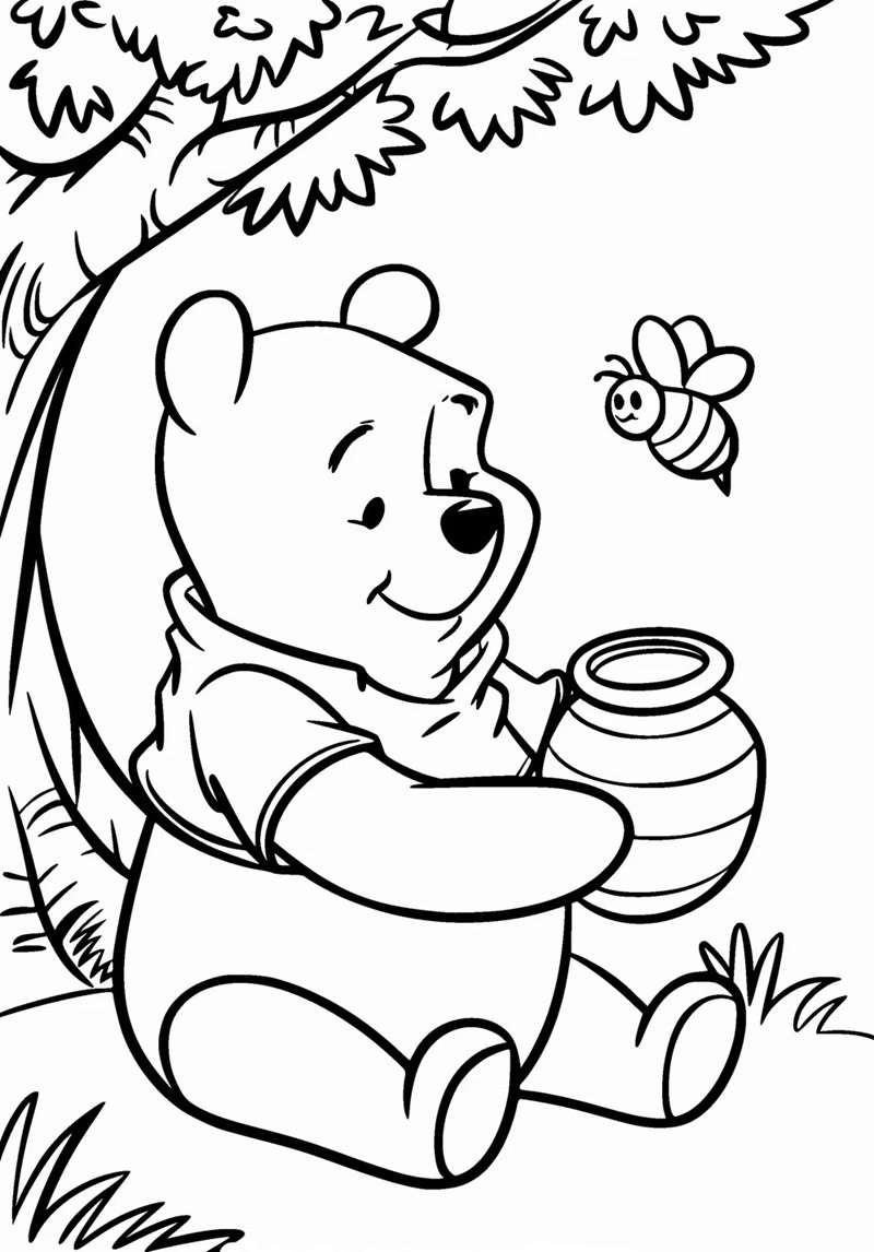 tô màu con gấu 23