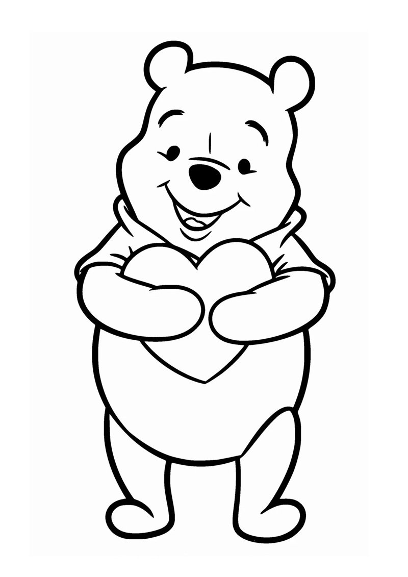 tô màu con gấu 24