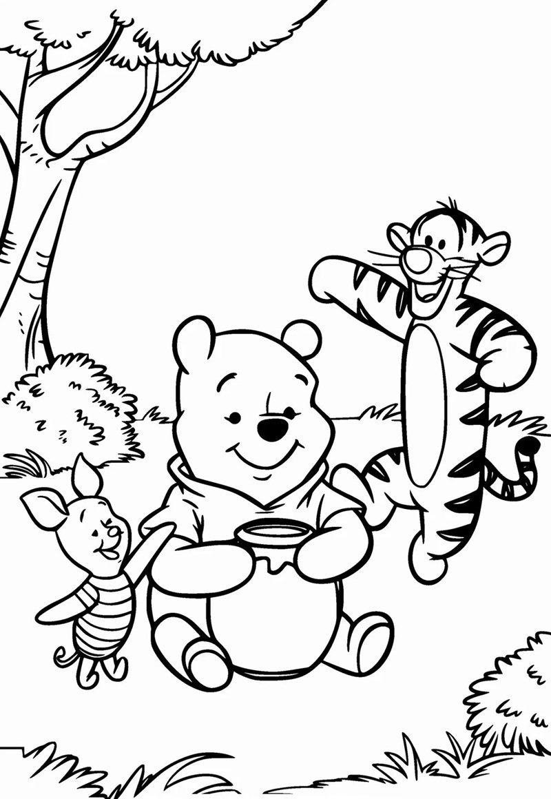 tô màu con gấu 26