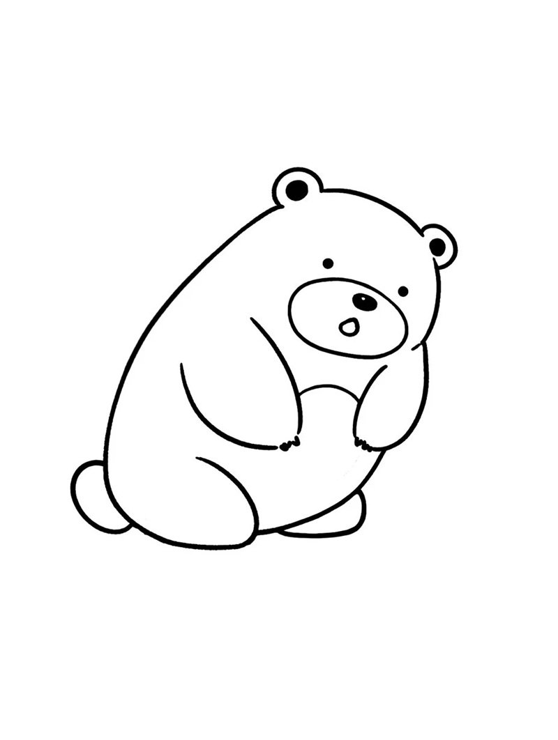 tô màu con gấu 29